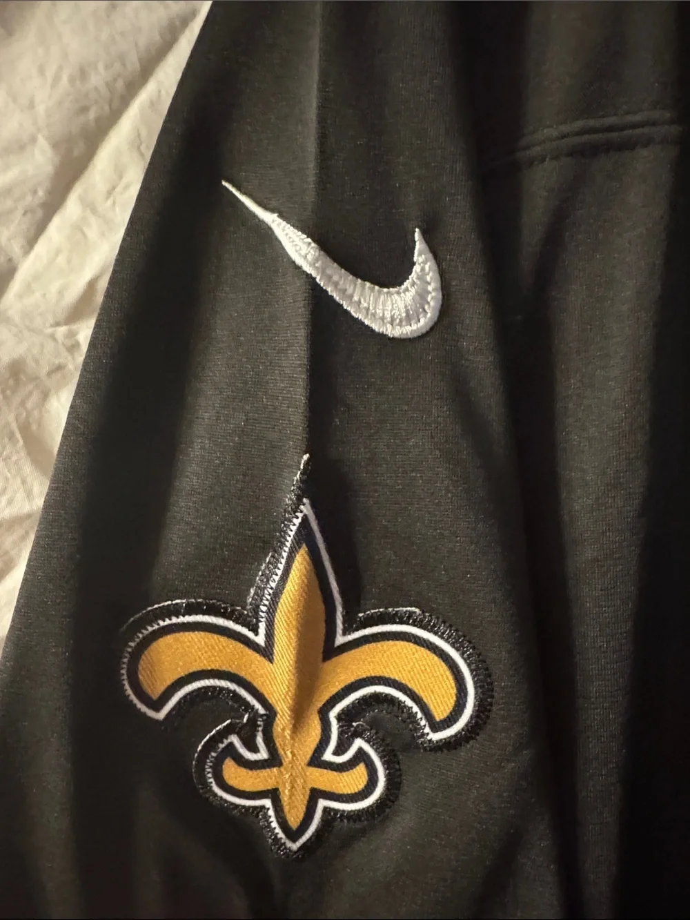 Nike Men’s Drew Brees #9 Black and Gold New Orleans Saints Jersey